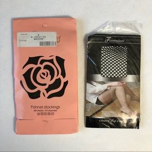 Intimates & Sleepwear - Lot of 2 fishnet stockings with garter belt Intimates & Sleepwear - Lot of 2 fishnet stockings with garter belt